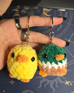 Chic or Duck Keychain $8