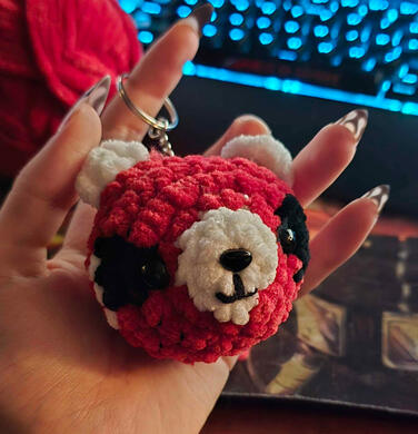 Red Panda Keychain $10