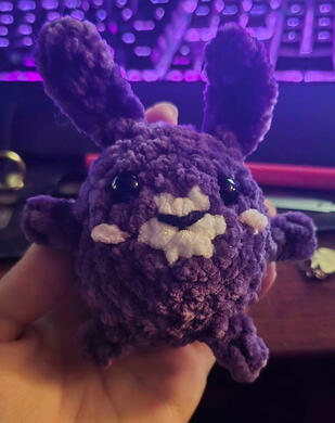 Bunny Keychain $10 - can be made with any color